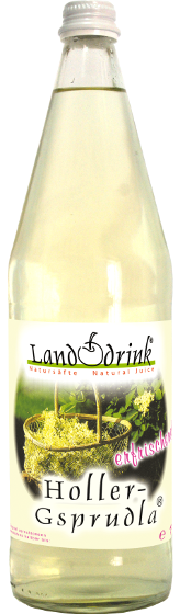 Hollergsprudla 1l Limonade aus Holunderblütenextrakt